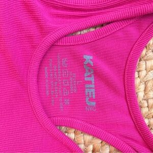 KateJ Pink Ribbed Dress